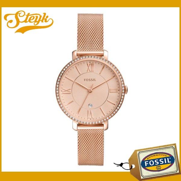 FOSSIL ES4628 フォッシル 腕時計 アナログ Jacqueline ジャクリーン レディース ローズゴールド : STEYK ...