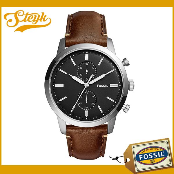 FOSSIL FS5280 フォッシル 腕時計 アナログ タウンズマン TOWNSMA メンズ ブラック ダークブラウン : STEYK ...