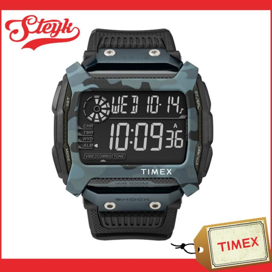 TIMEX TW5M18200 タイメックス 腕時計 デジタル Command コマンド メンズ ブラック グレー｜steyk