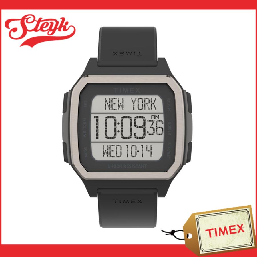 Timex Tw5m タイメックス 腕時計 デジタル Command コマンド メンズ ブラック シルバー Timex Tw5m Steyk 通販 Yahoo ショッピング
