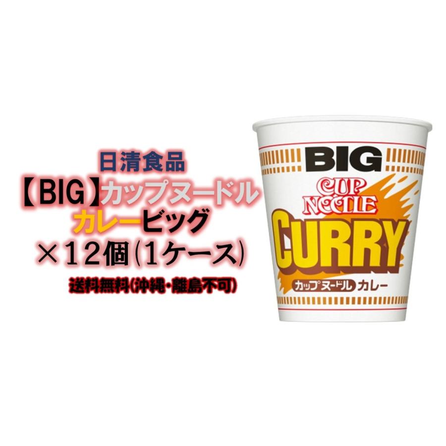 日清食品　（BIG）カップヌードル カレービッグ×12個(１ケース)　送料無料(沖縄離島不可)｜stf7563589