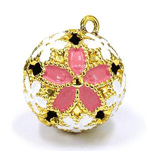 桜 鈴 1個 花鈴 華鈴 日本製 アクセサリー用品 手芸用品 ペット 桜 鈴 1個 花鈴 華鈴 日本製 アクセサリー用品 手芸用品 ペット