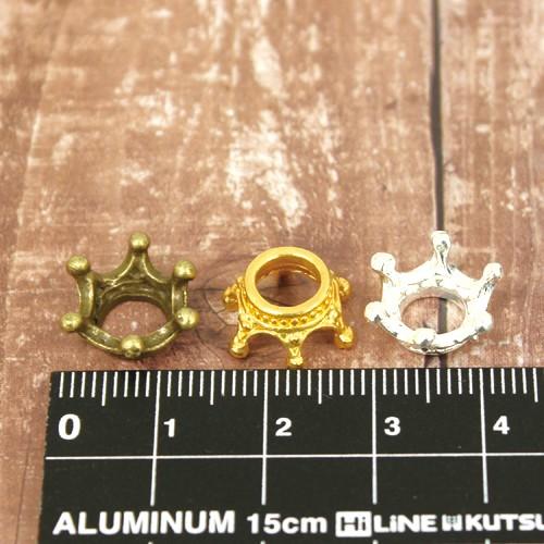 ハンドメイドパーツ 王冠 パーツ ビーズ クラウン 10個 : 小谷野