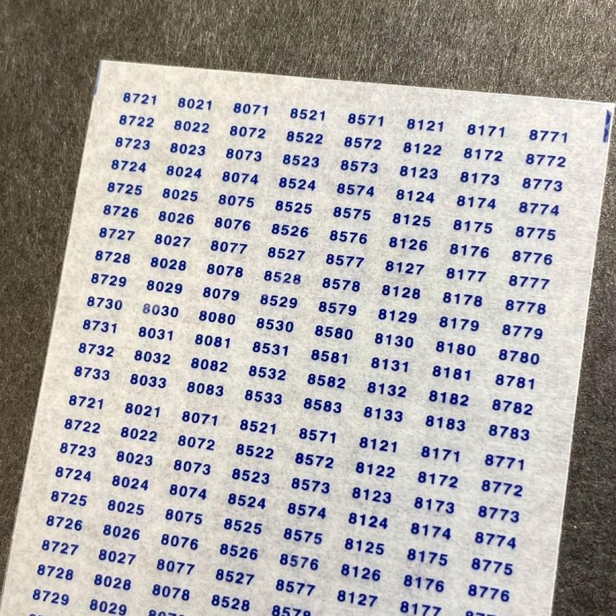 多摩の8000系側面車番インレタ(2)(Nゲージ) : 世田谷車両 Yahoo!店