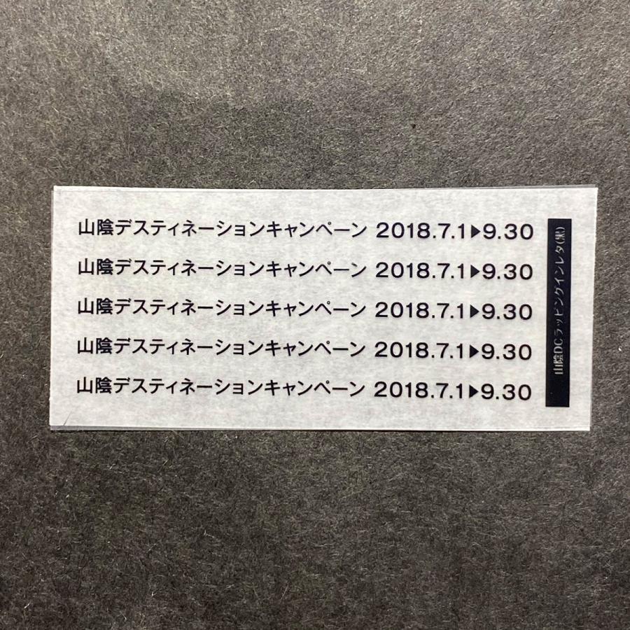 381系やくも山陰デスティネーションキャンペーンラッピング(黒)(N