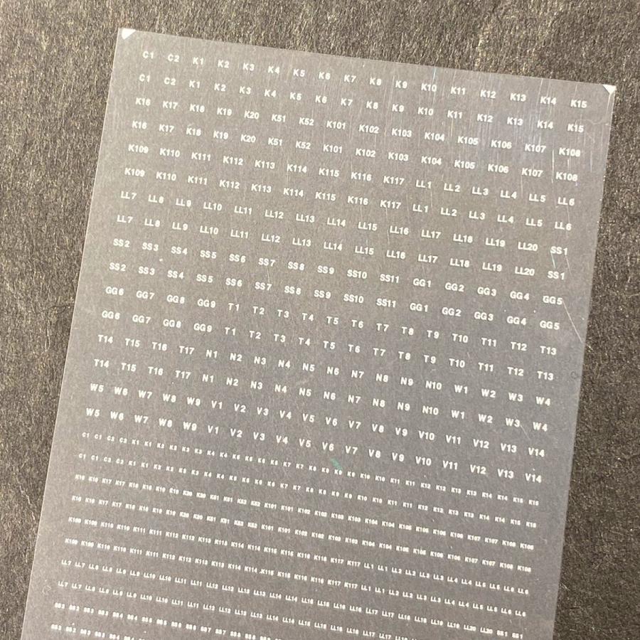 東海車前面編成標記インレタ(2)(Nゲージ)｜stg｜02