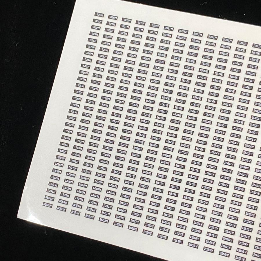 運番表示ステッカー(E233系3000番台)(Nゲージ) : 世田谷車両 Yahoo!店