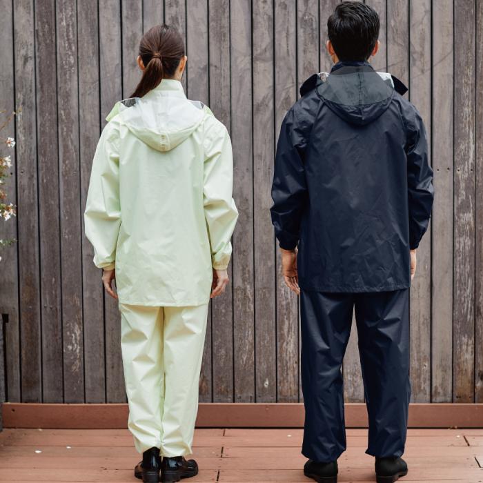 レインスーツ レインコート メンズ レディース 上下 蒸れ防止 大人 男性 女性 カッパ 雨具 自転車 反射テープ かっこいい 無地 レインウェア 大きい 通勤 通学 |  | 03