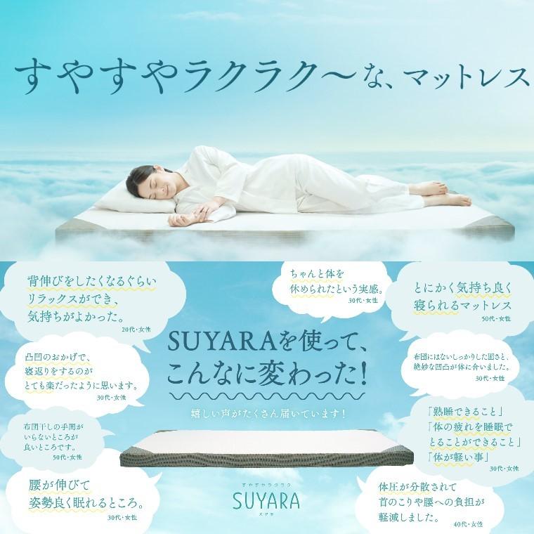 SUYARA 西川 マットレス シングル 敷布団 スヤラ すやすや