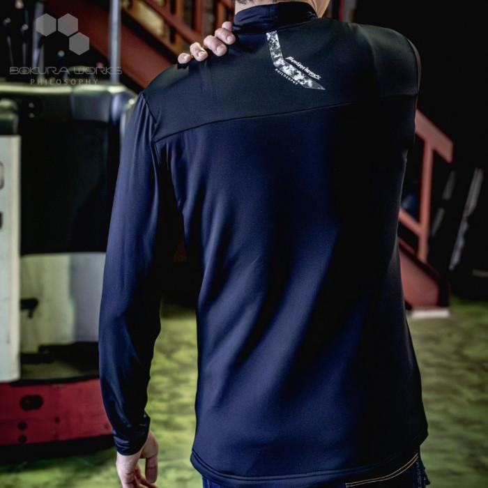 メンズ コンプレッション 長袖 蓄熱 ハイネック BOKURA WORKS 777 紳士