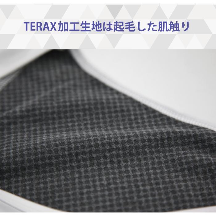 Flow Relaxing レディース ８分袖Uネック T シャツ  テラックス TERAX 血行促進 婦人 フロー リラクシング  インナー無地　遠赤外線　リラックス |  | 05