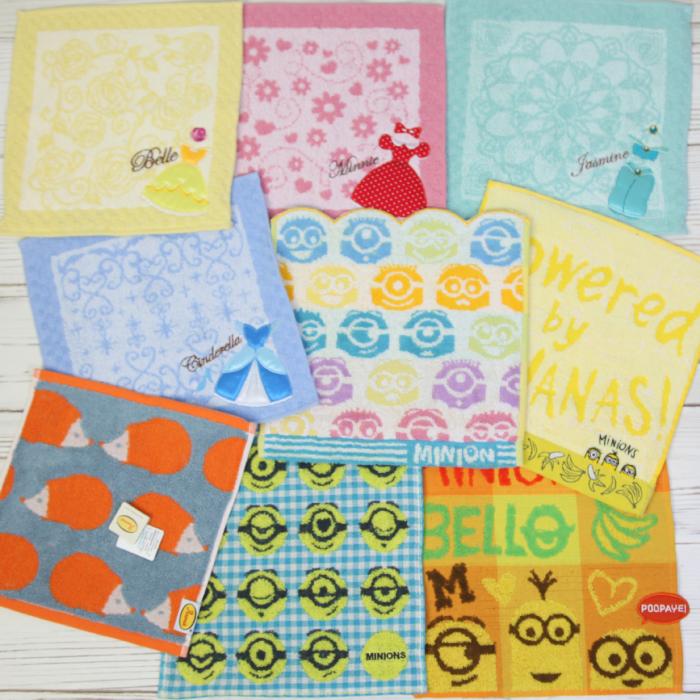 Disney（ディズニー） 【4枚入】 タオルハンカチ ハンドタオル 子ども