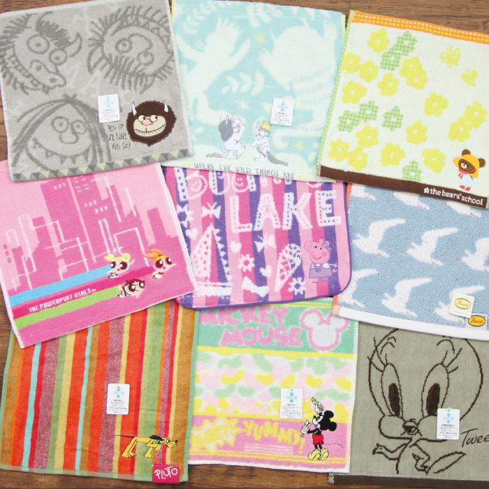 Disney（ディズニー） 【4枚入】 タオルハンカチ ハンドタオル 子ども