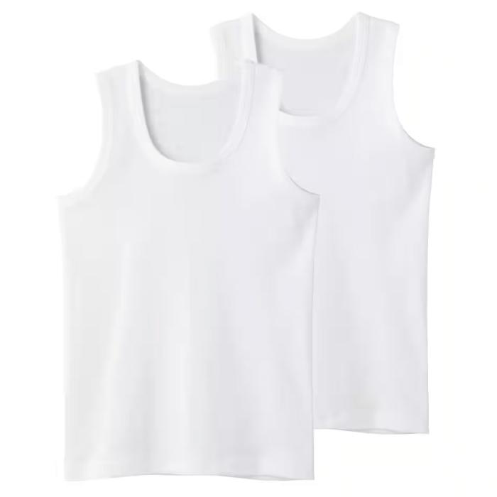 グンゼ  ボーイズ ランニング ２枚組 フライス 抗菌防臭 部屋干し ホワイト ブラック |  | 02