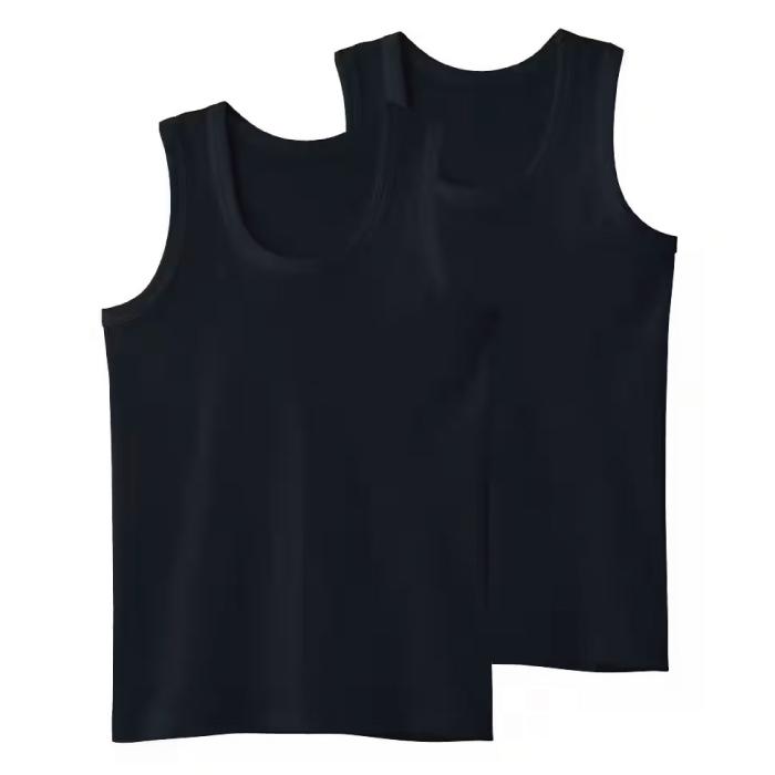 グンゼ  ボーイズ ランニング ２枚組 フライス 抗菌防臭 部屋干し ホワイト ブラック |  | 03