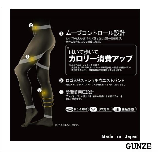 GUNZE（グンゼ） ライザップ レギンス 夏用 着圧レギンス サマータイプ