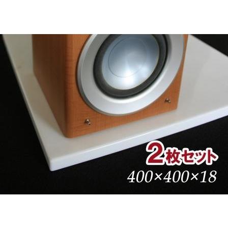スピーカー台 高級白大理石タソスホワイト 400角 2枚セット 送料別途 
