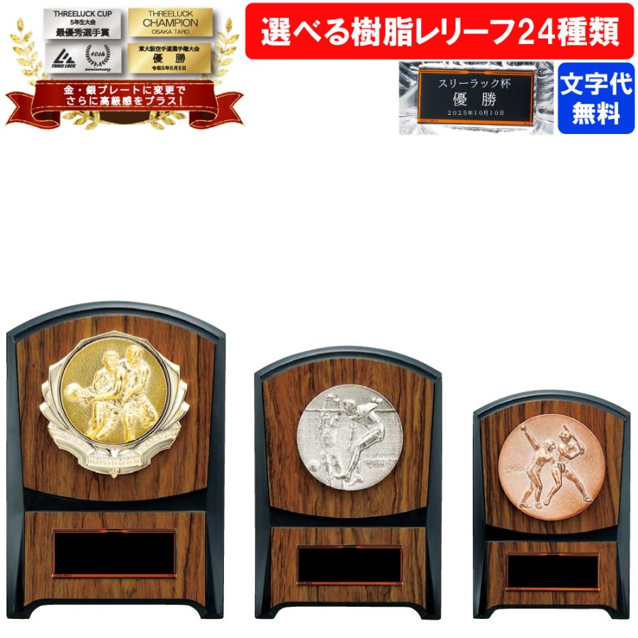 表彰楯 KV-7434 Aサイズ〜Cサイズ<br>【文字代無料】金 銀 銅 ゴールド