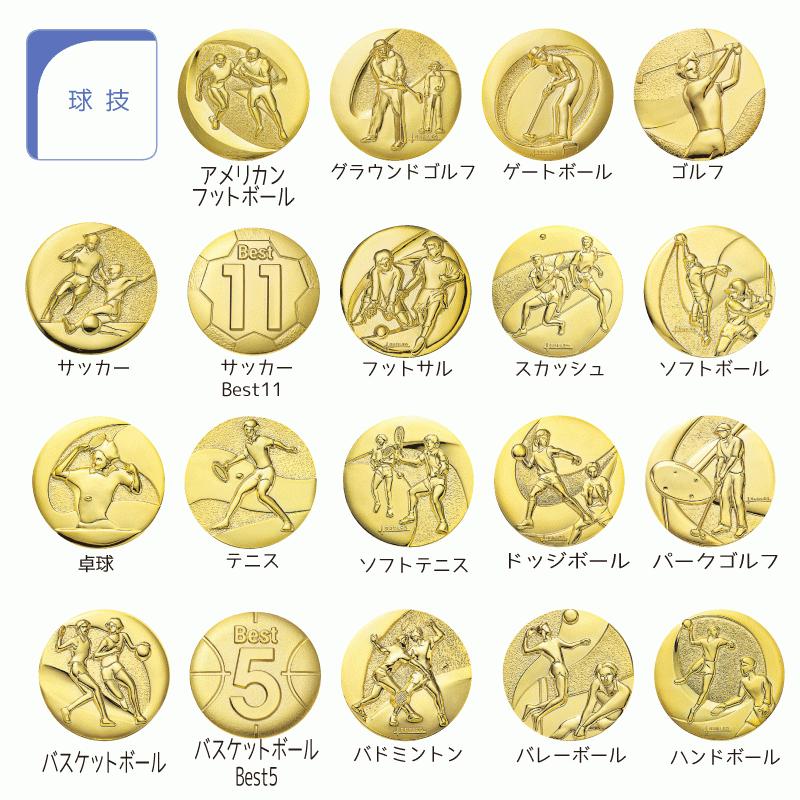 表彰 メダル 直径7cm MY-8995【文字代無料】首掛けリボン＆ハード