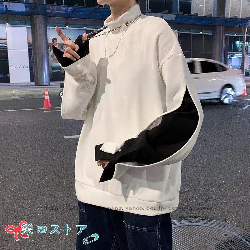 定番の冬ギフト トップス トレーナー メンズ プルオーバー 長袖 秋服 トレーナー メンズ プルオーバー 長袖 秋服 秋服トレーナー スウェット 黒トレーナー クルーネック 韓国ファッション 秋服 春秋 Www Threeriversofs Com