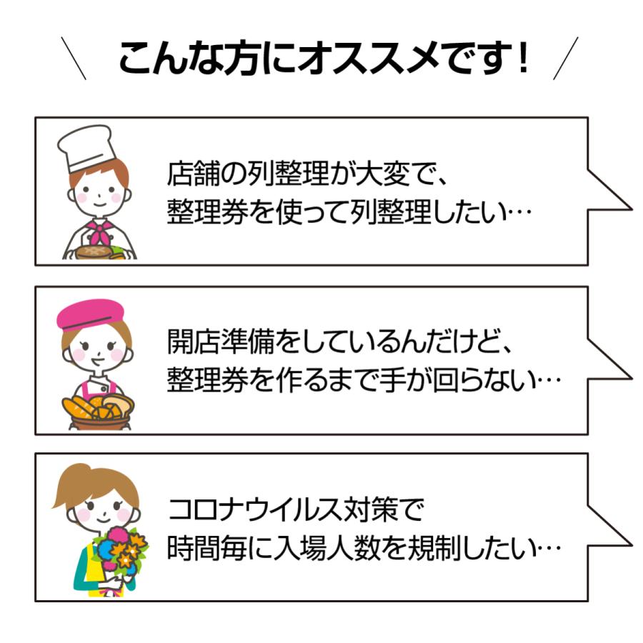 入場整理券 列整理などに 名入れ無料 紙製 使い捨て 500枚入 全８色 連番 電話番号 時間 店名 印刷 整理券 行列 Seiriken 001 スティックオンラインヤフー店 通販 Yahoo ショッピング