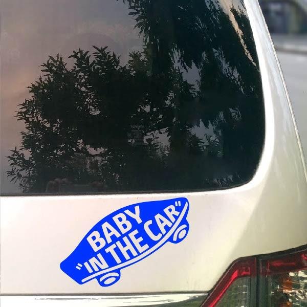 【全12色】 VANS風 BABY IN THE CAR ベビーインカー Bタイプ｜sticker-town｜08