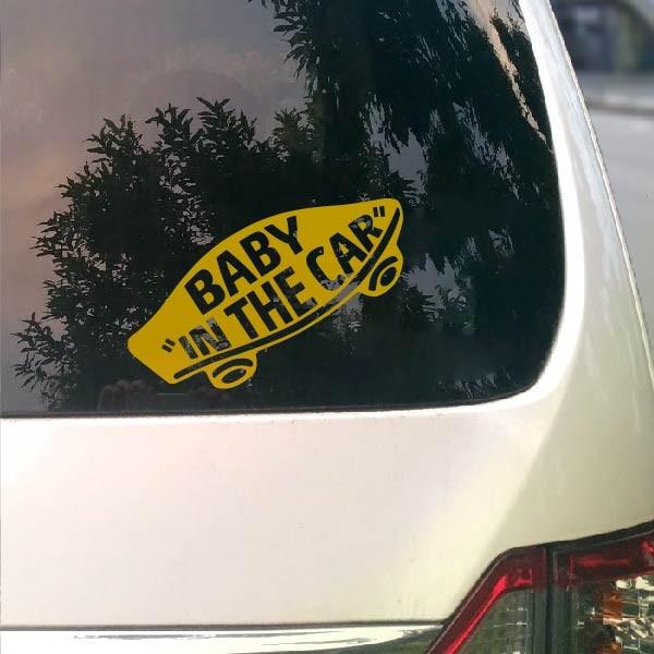 【全12色】 VANS風 BABY IN THE CAR ベビーインカー Bタイプ｜sticker-town｜10