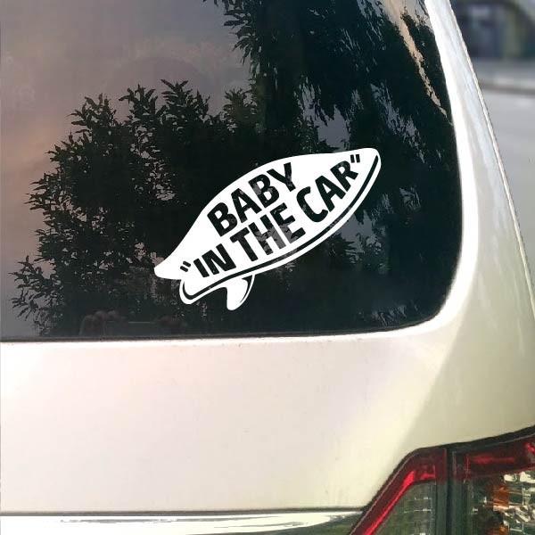 【全12色】 VANS風 BABY IN THE CAR SURF サーフ ベビーインカー Dタイプ｜sticker-town｜13