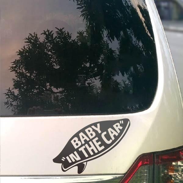 【全12色】 VANS風 BABY IN THE CAR SURF サーフ ベビーインカー Dタイプ｜sticker-town｜14