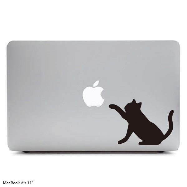 MacBookステッカー スキンシール 黒猫 "blackcat" 2｜sticker-town｜02