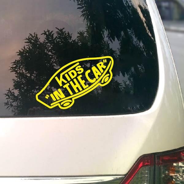 VANS 【全12色】 VANS風 KIDS IN CAR キッズインカー Aタイプ