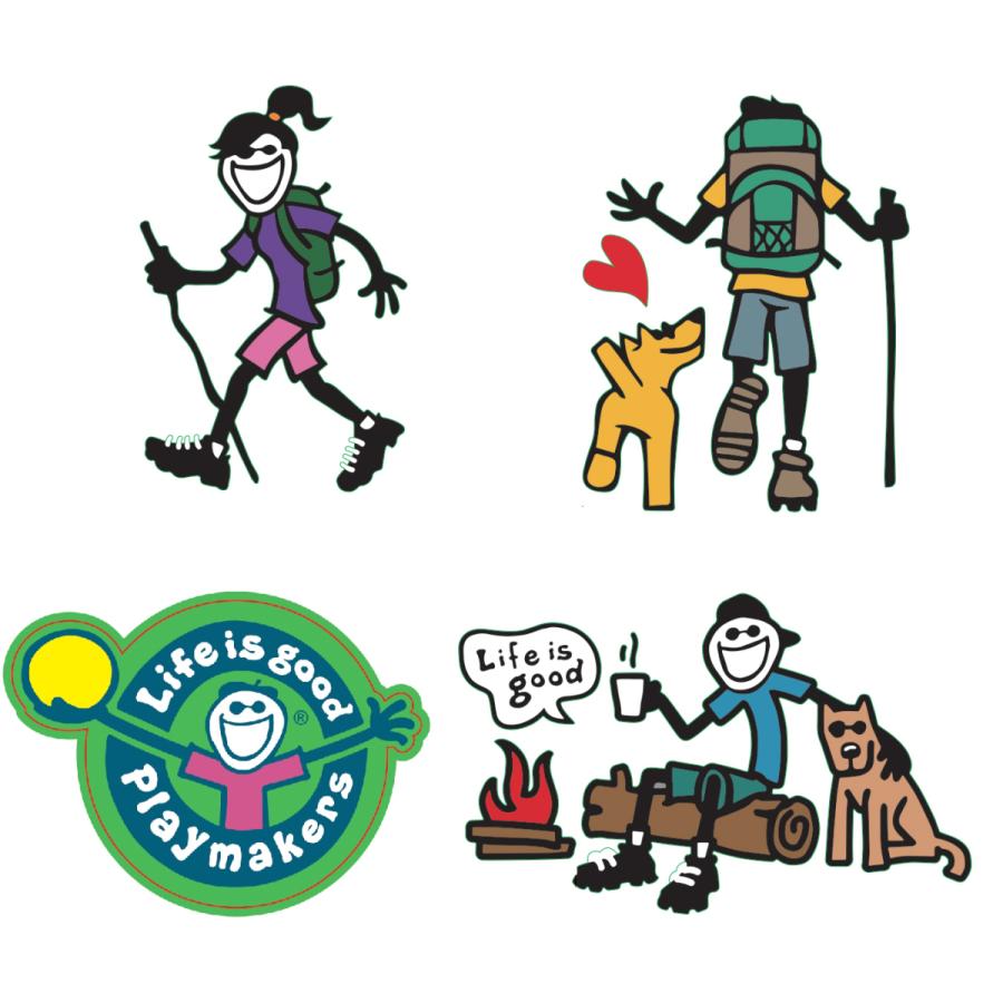 公式 Sticker Kingdom Japan】 アウトドア ステッカー キャンプ 旅行 