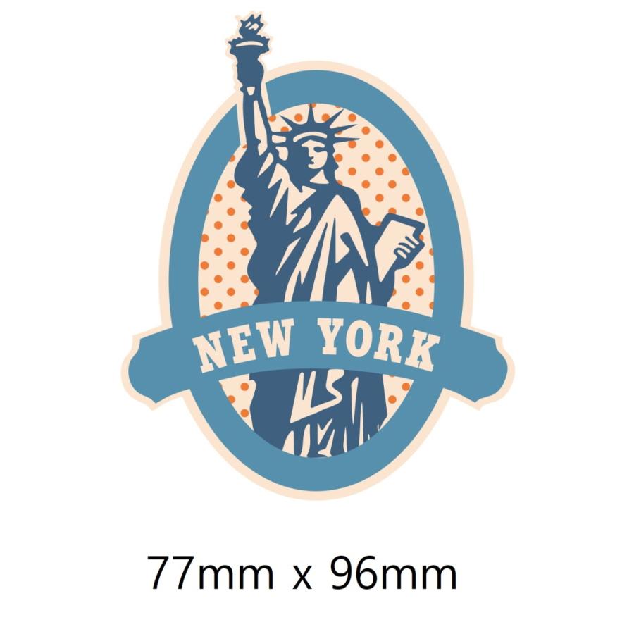 【公式 Sticker Kingdom Japan】 ニューヨーク ステッカー Newyork Sticker キャンプ 旅行 トラベル 防水