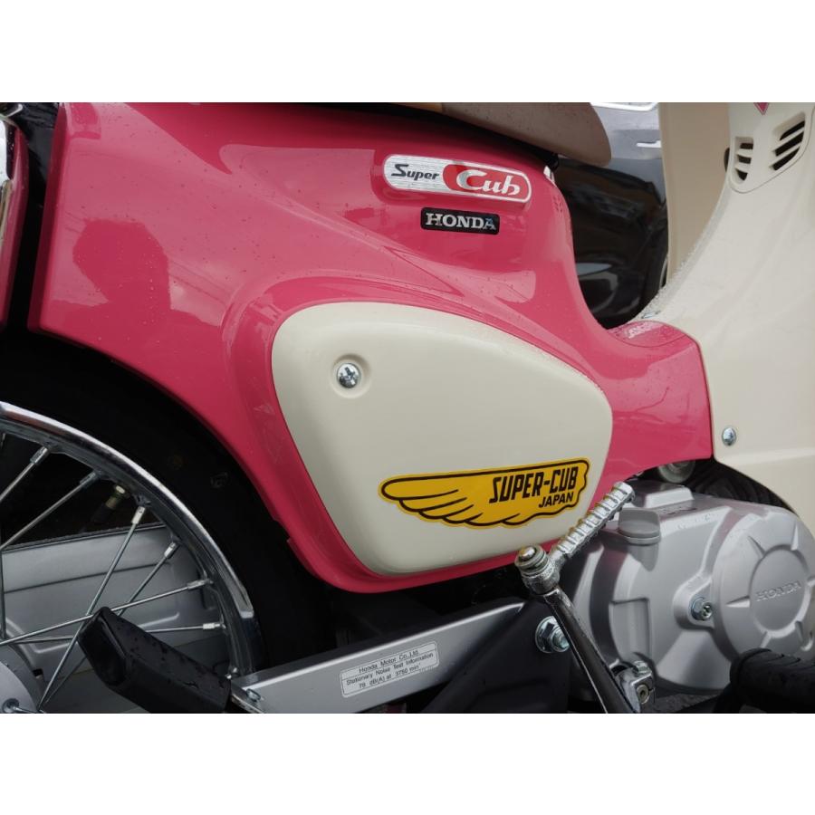 スーパーカブ ステッカー 2枚セット スーパーカブ シール 2枚セット SuperCub Sticker SuperCub Seal 防水 ステッカー  (Wing.Yellow)｜stickerkingdomjapan｜04