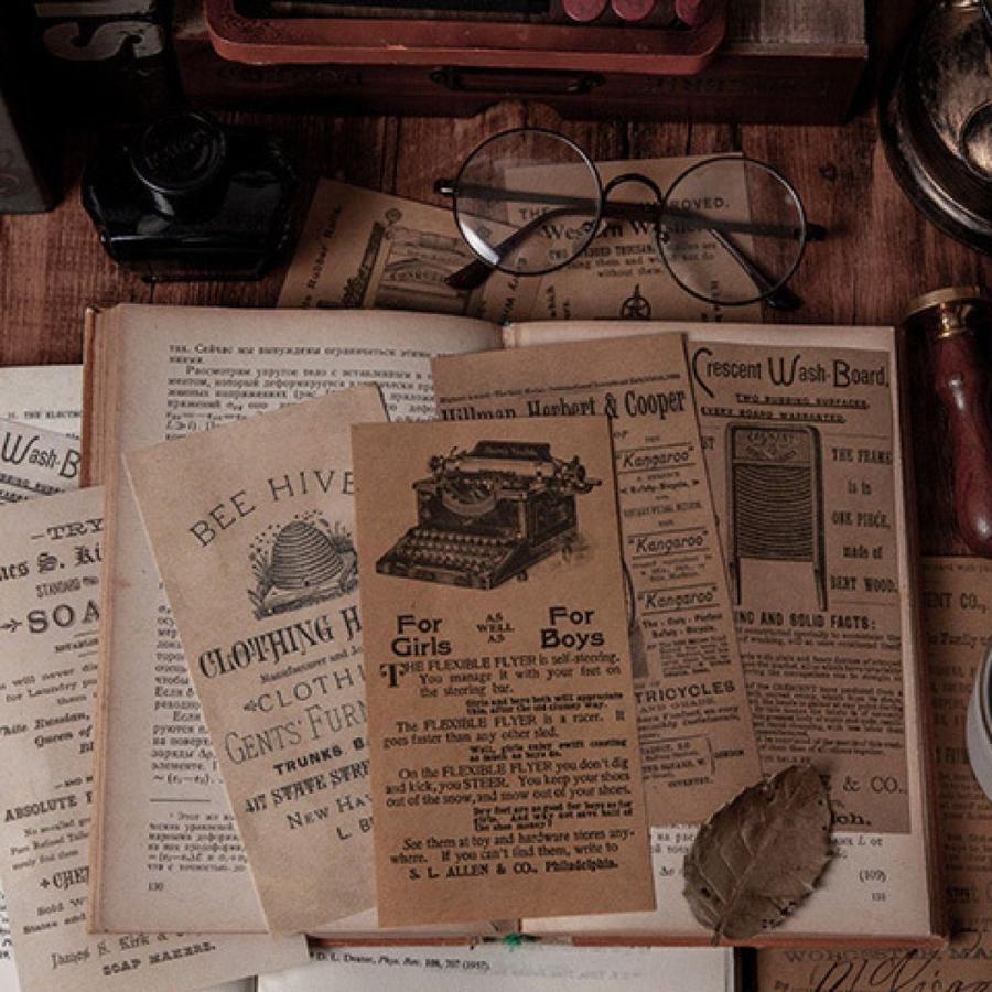 素材紙 全8種 コラージュ ジャンクジャーナル 素材 レトロ 紙もの アンティーク調 英字 デザインペーパー D28 0814 すてき手帳 通販 Yahoo ショッピング