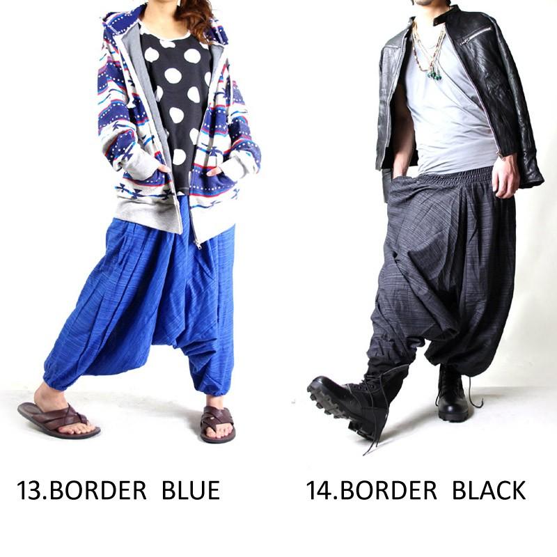 アラジンパンツ　サルエルパンツ　メンズ　レディース　ユニセックス　サルエル　ダンス　ヨガ |  | 09