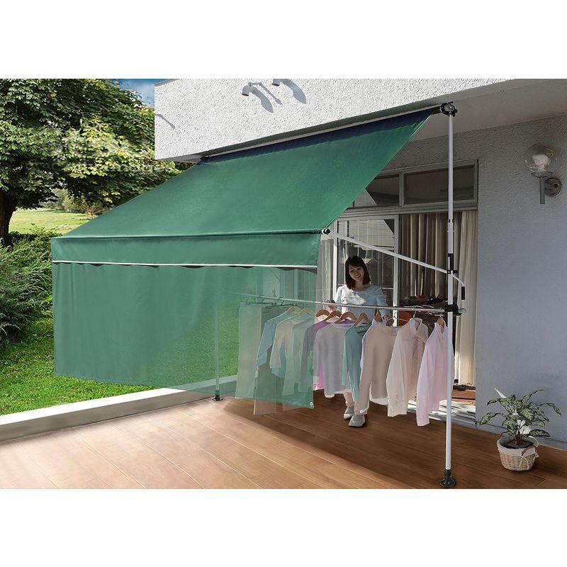 全国無料，高品質 リビングアウト(Living Out) 前幕と物干し竿付き