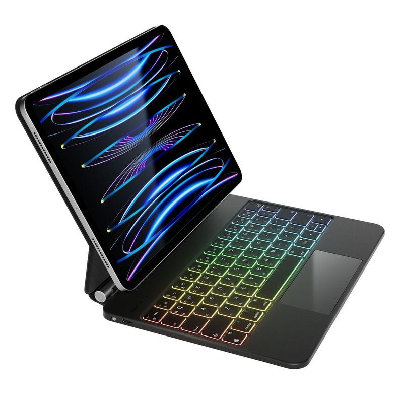 iPad キーボード HOU マジック キーボードケース iPad Air 10.9インチ(2022第5世代/2020第4世代) iPad