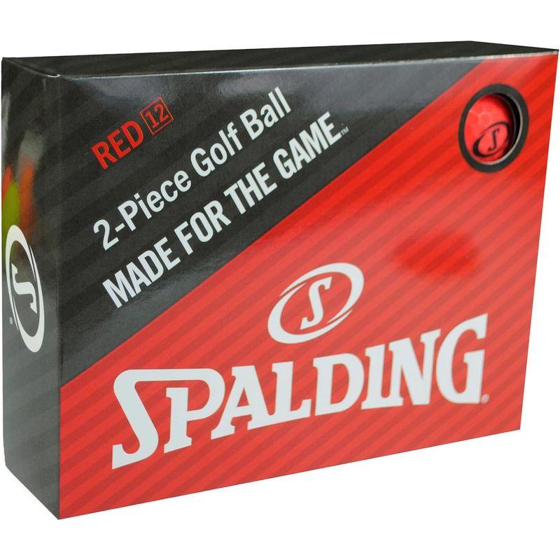 SPALDING(スポルディング) マットカラー ゴルフボール 1ダース(12個入り) レッド SPBA-3769｜stier｜02