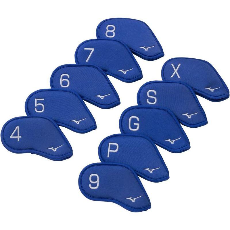 MIZUNO(ミズノ) ゴルフ アイアンカバー 10枚セット ユニセックス 番手別(No.4-9、P、G、S、X) ブルー｜stier｜03