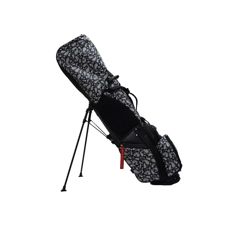 GOLF STAND BAG_PAISLEY BLACK / スタンドキャディバッグ