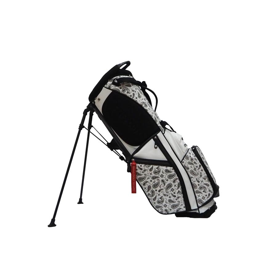 新品未使用 STIFFCON ペイズリー キャディバッグ スタンド式 GOLF STAND BAG_PAISLEY WHITE / スタンドキャディバッグ ペイズリー