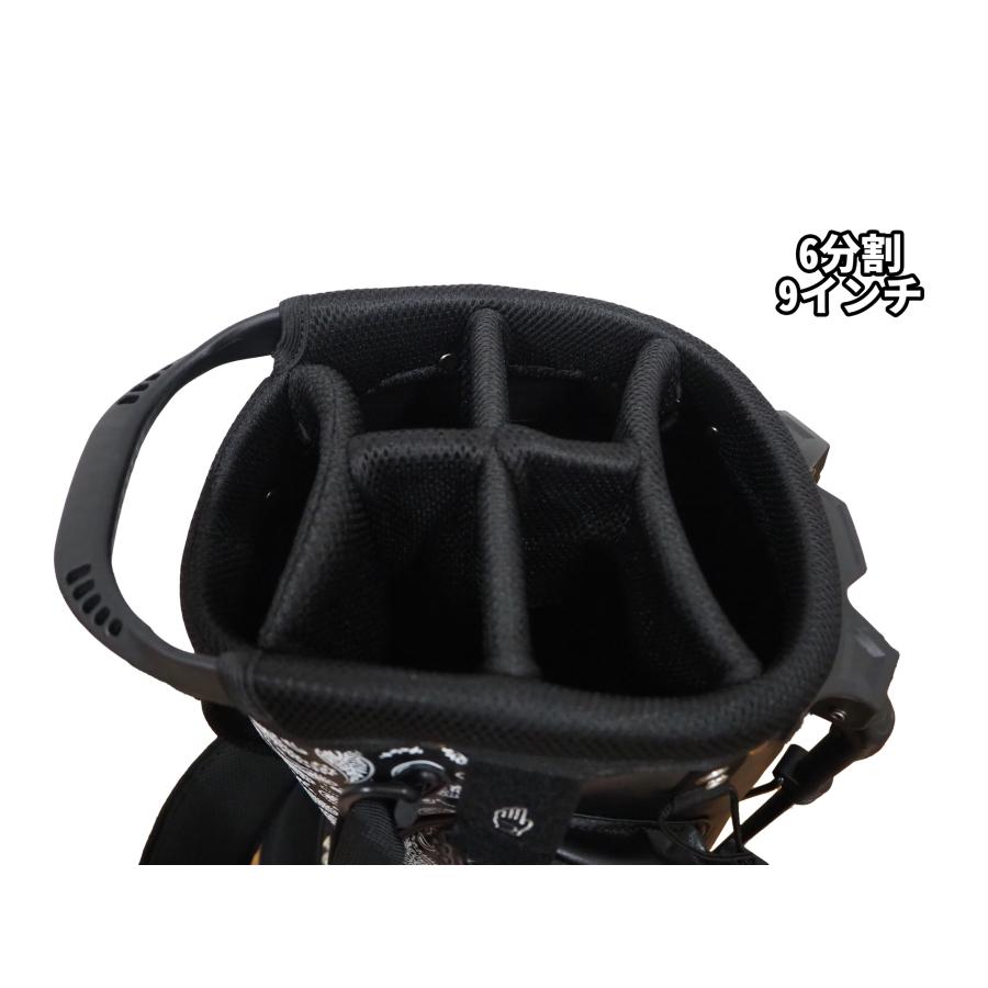 GOLF STAND BAG_PLAIN BLACK / スタンドキャディバッグ プレーン GOLF STAND BAG_PLAIN BLACK / スタンドキャディバッグ プレーン
