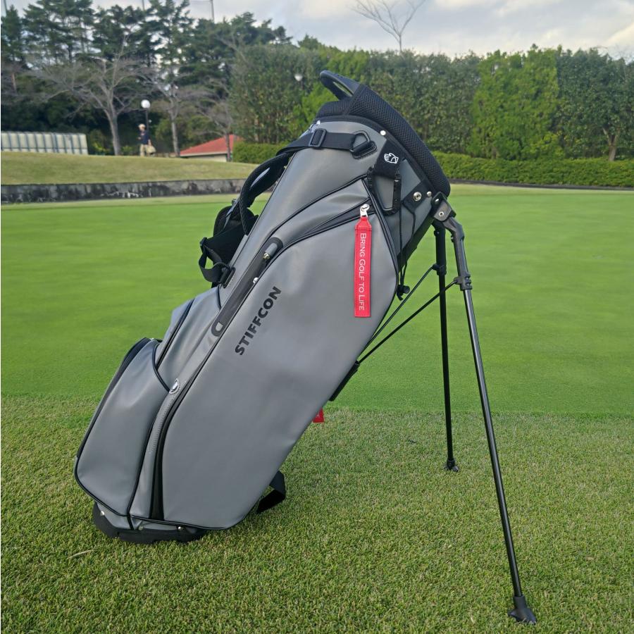 GOLF STAND BAG_PLAIN GRAY / スタンドキャディバッグ プレーングレイ