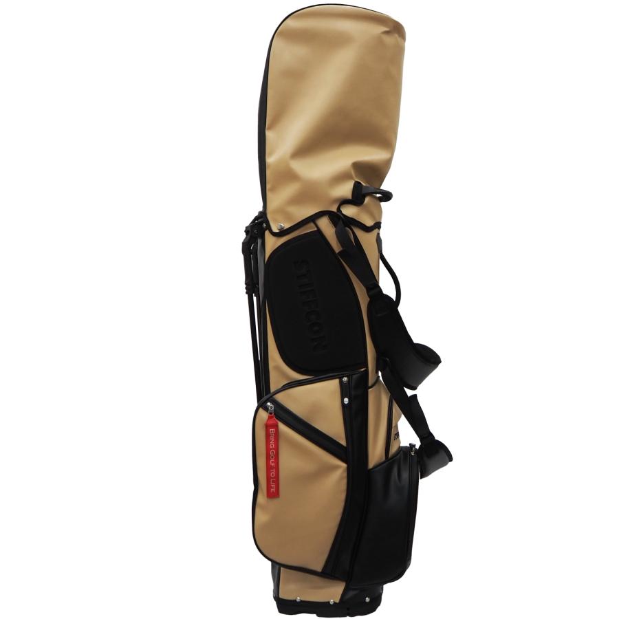 GOLF STAND BAG_CAFE AU LAIT / スタンドキャディバッグ カフェオレ STIFFCON |  | 06