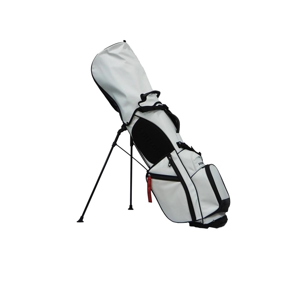 GOLF STAND BAG_PLAIN WHITE / スタンドキャディバッグ プレーン