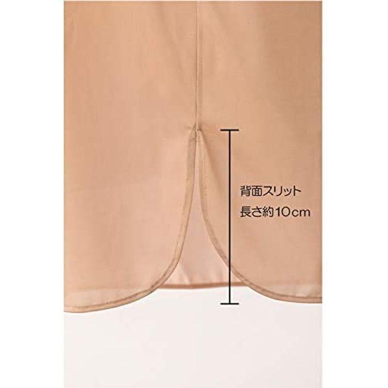 ペチコート ワンピース 85cm Lサイズ シンプル スリップ ベージュ ロング 下着 吸汗速乾 日本製 静電気防止 激安超特価 85cm