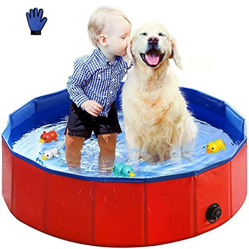 Hoopet 犬プール 1 30cm Pvc お風呂 プール ベビー ペット用バスグッズ 中型犬 大型犬 小型犬 折り畳み 信頼 ペット用バスグッズ