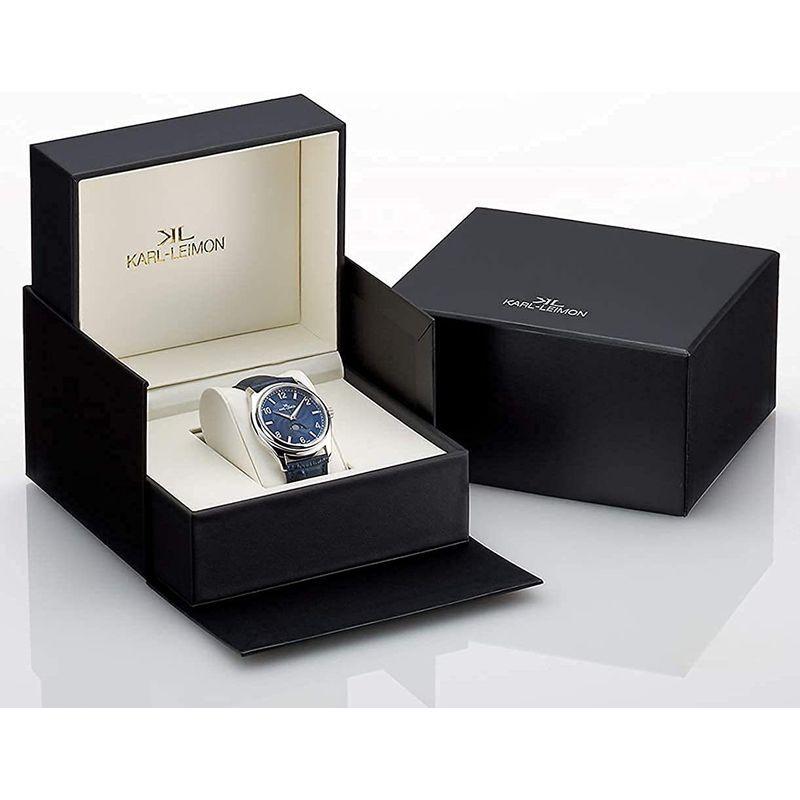 【2026年1月8日以降の発送予定】 カルレイモンKARL LEIMON メンズ腕時計(クラシックシンプリシティーブルー)アナログ うで時計(日本製/ムーンフェイズ)CSBL01 【2979772252】(18217円)