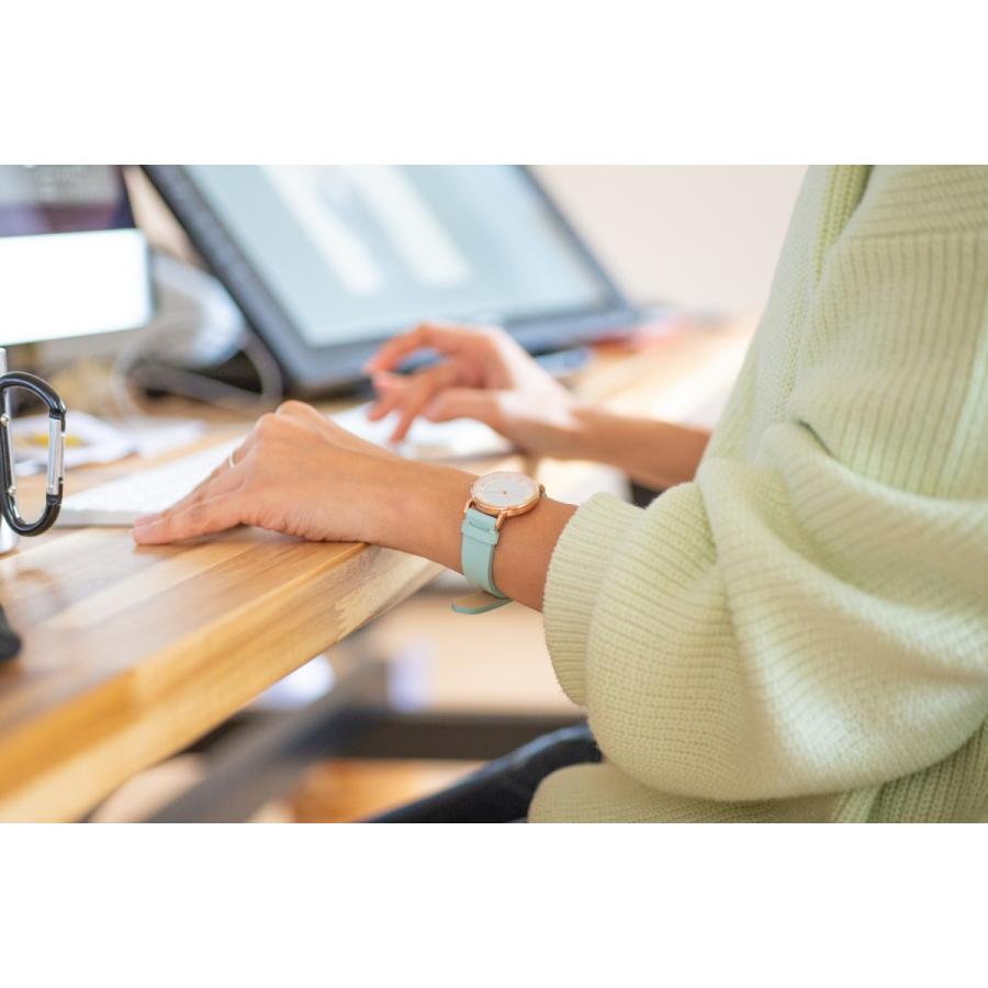 腕時計 レディース ソーラ式 防水 充電不要 シンプル 可愛い アナログ